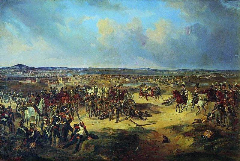 Bogdan Villevalde Battle of Paris in 1814, Mars 17. oil painting picture